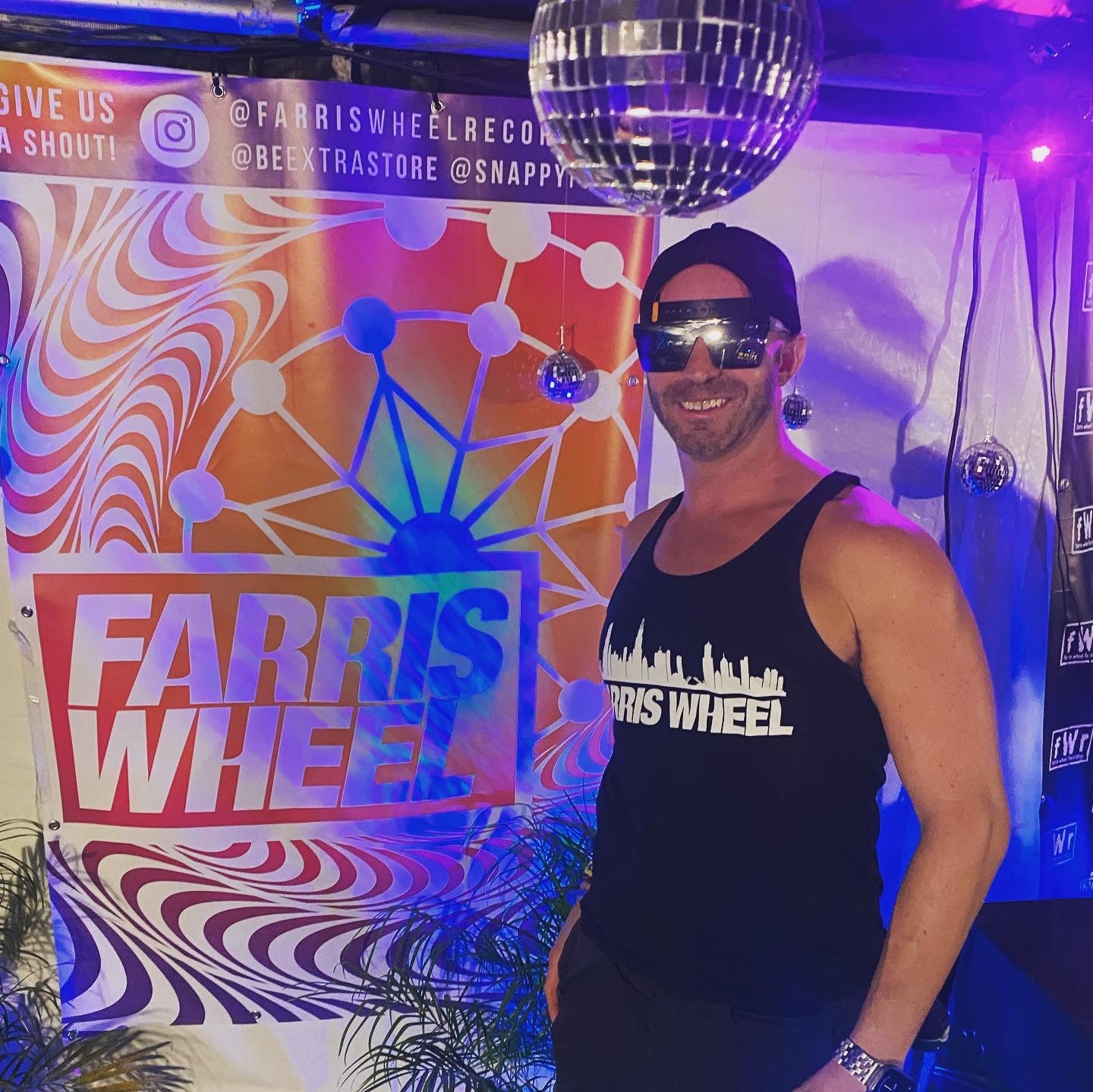 Farris wheel ARC festival booth merch