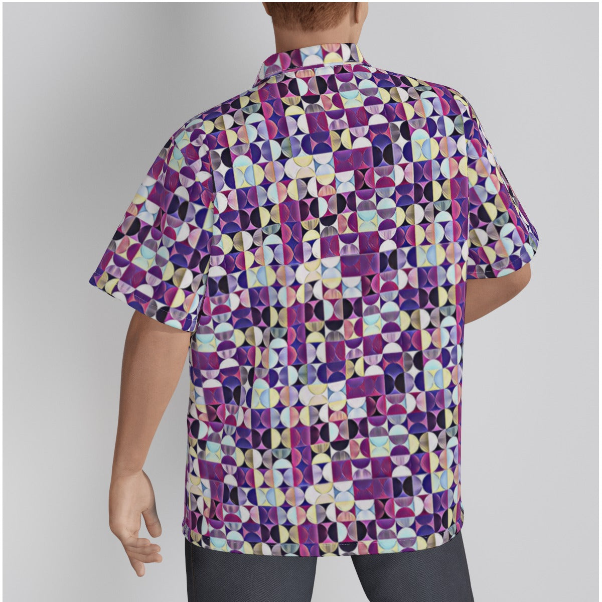 Vacation Purple Men's Hawaiian Shirt