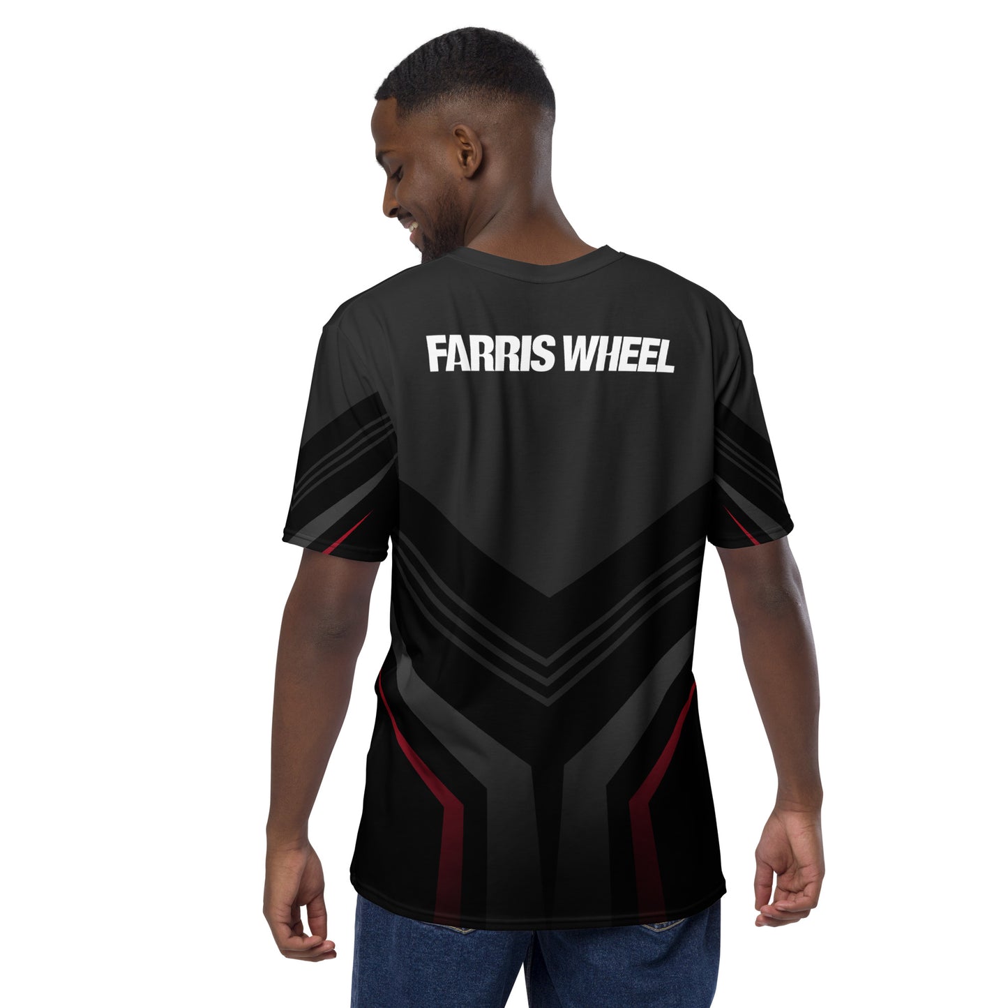 Farris Wheel fWr Round Neck Men's Jersey T-Shirt