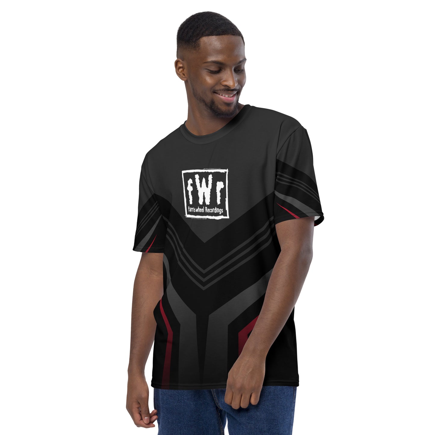 Farris Wheel fWr Round Neck Men's Jersey T-Shirt