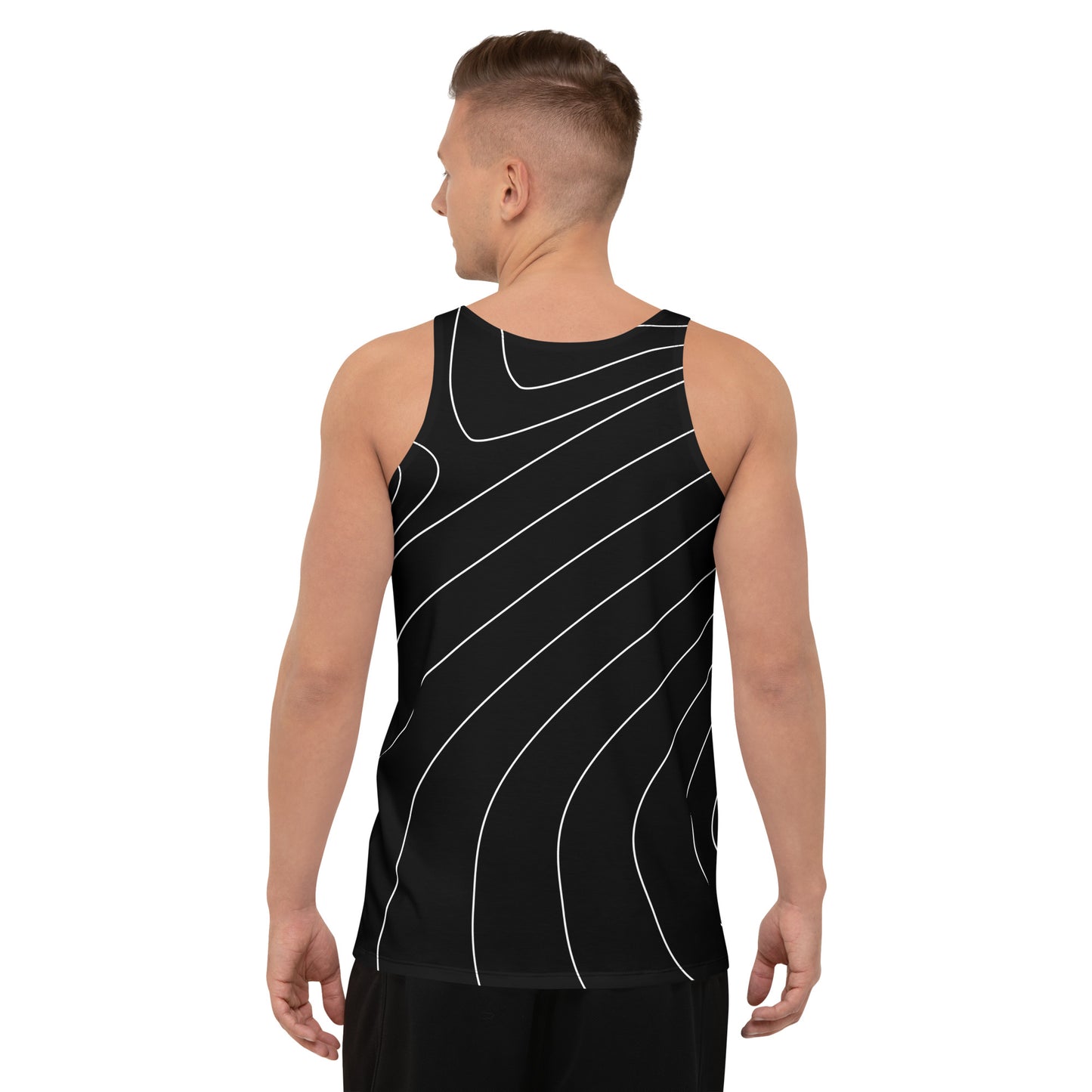 Farris Wheel fWr Black Men's Tank Top