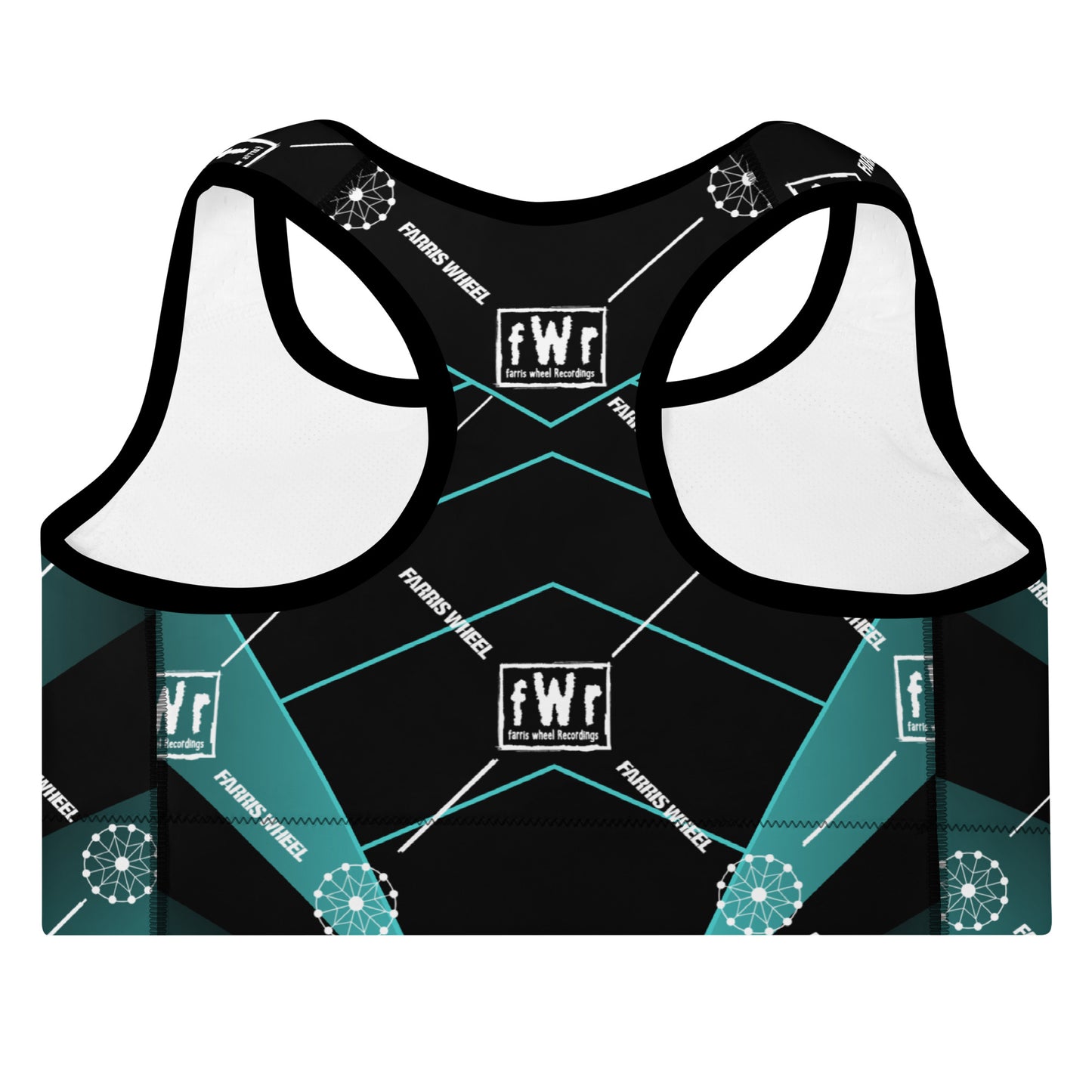 Farris Wheel fWr Flex Green Padded Sports Bra