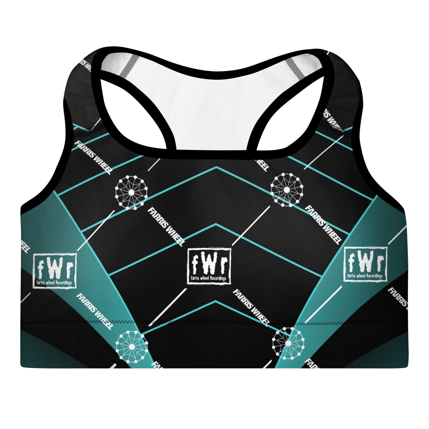 Farris Wheel fWr Flex Green Padded Sports Bra