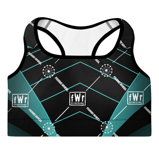 Farris Wheel fWr Flex Green Padded Sports Bra