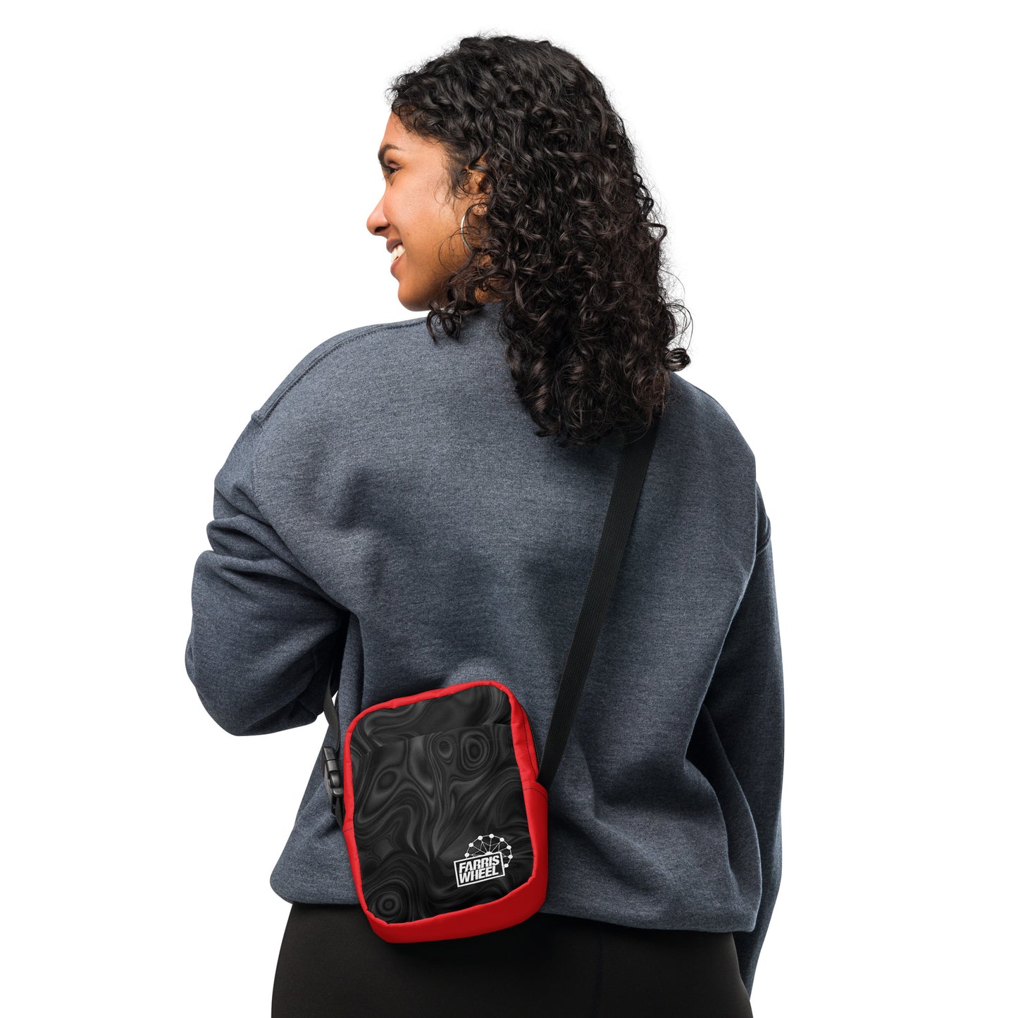 Farris Wheel Street Wear Crossbody Bag (Red)