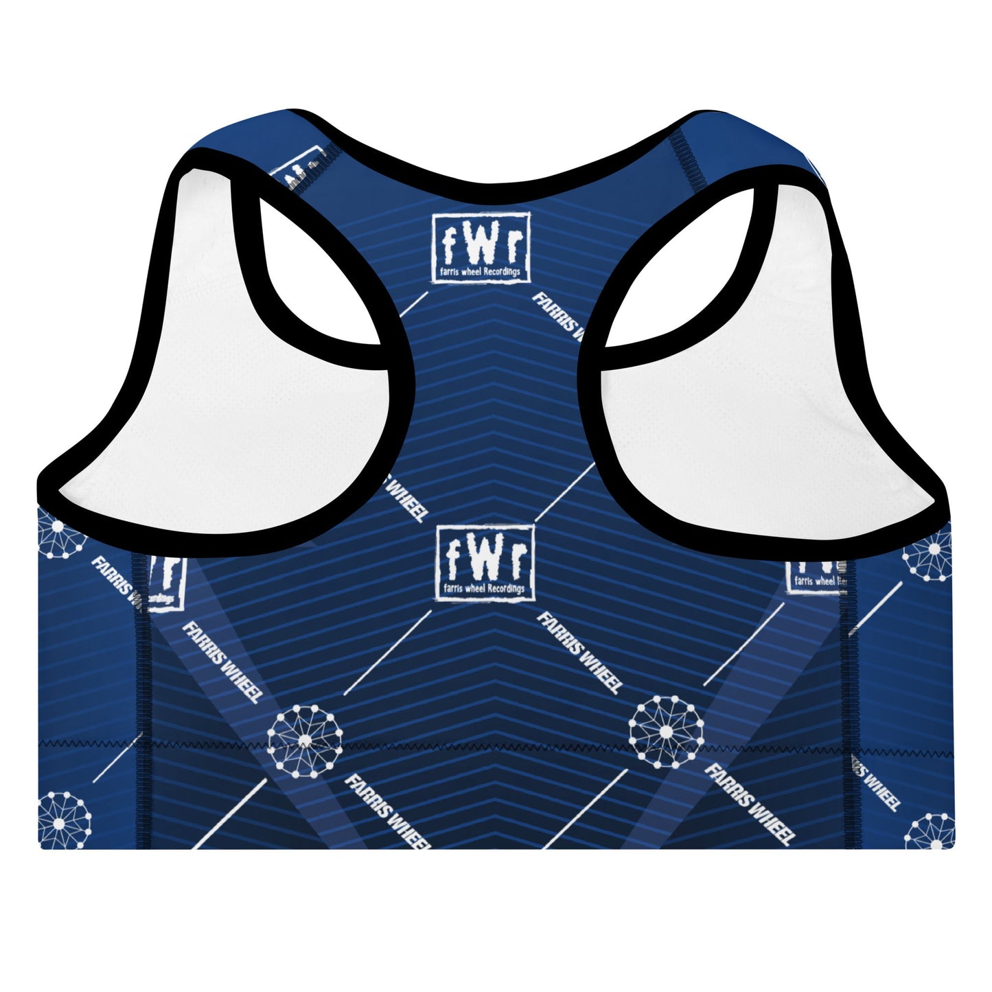 Farris Wheel fWr Flex Blue Padded Sports Bra - BeExtra! Apparel & More