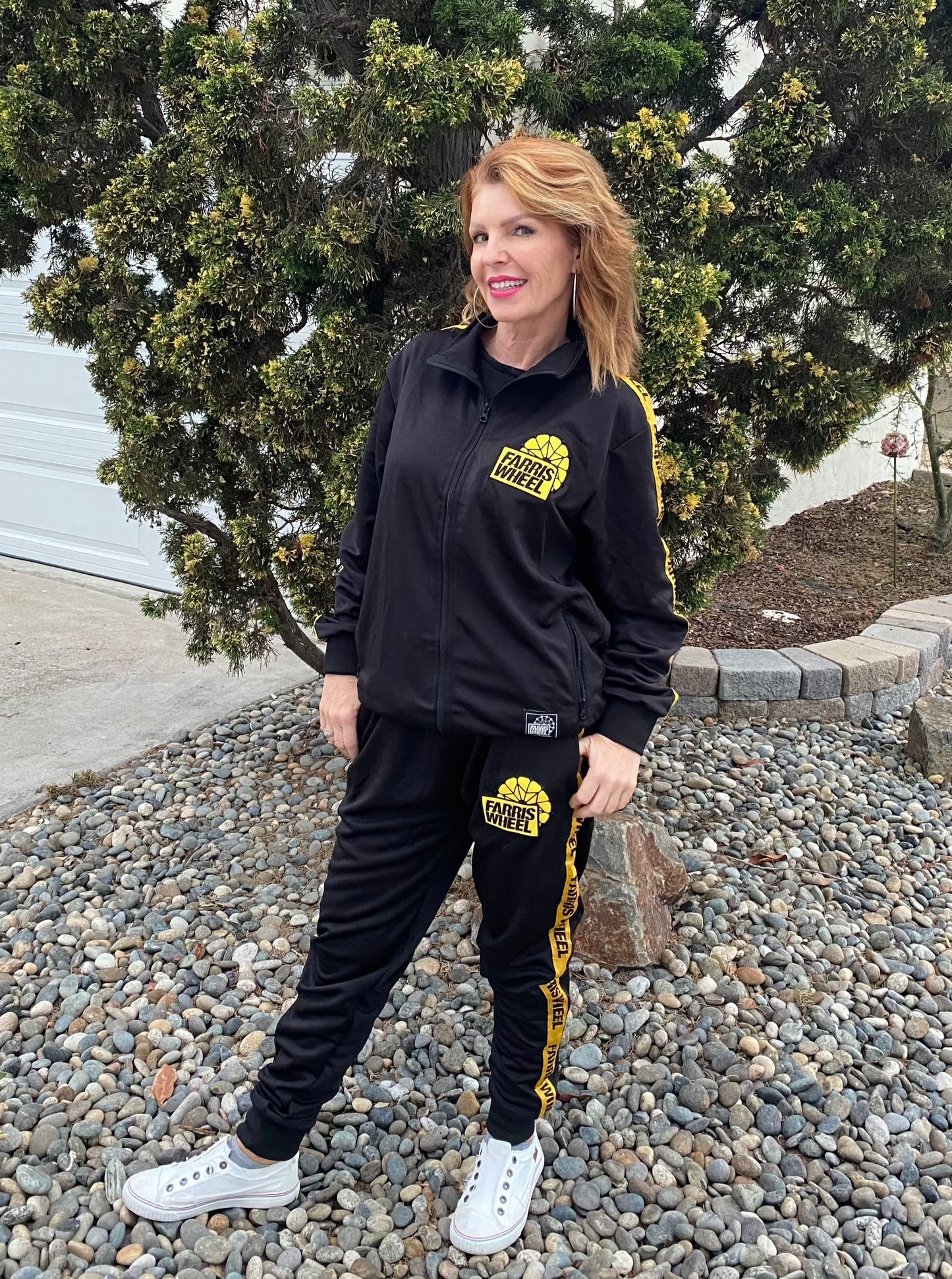 Farris Wheel Streetwear Unisex Black Tracksuit
