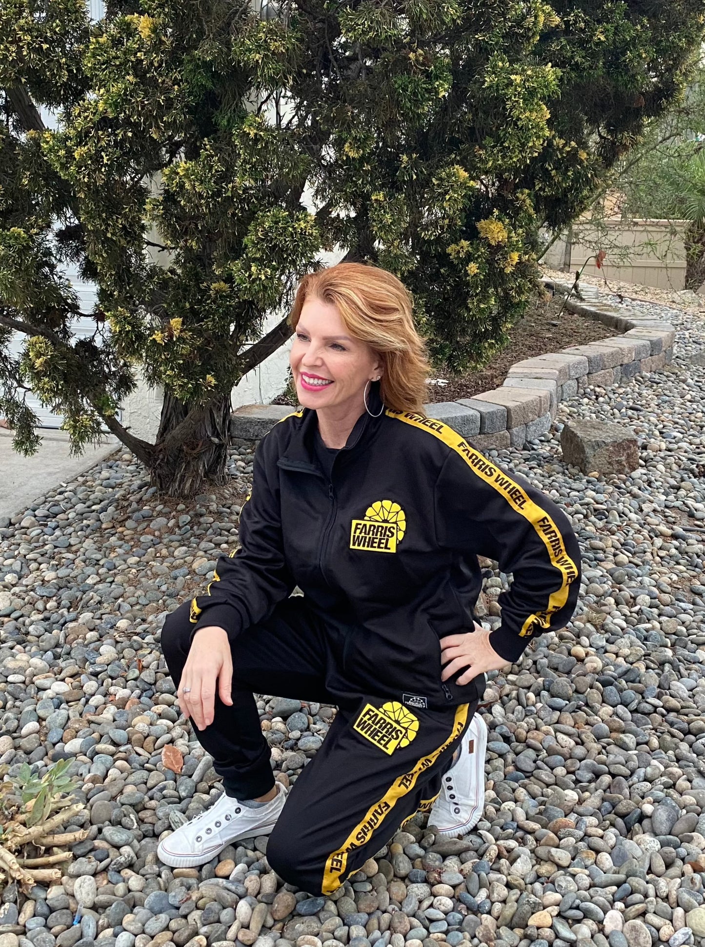 Farris Wheel Streetwear Unisex Black Tracksuit