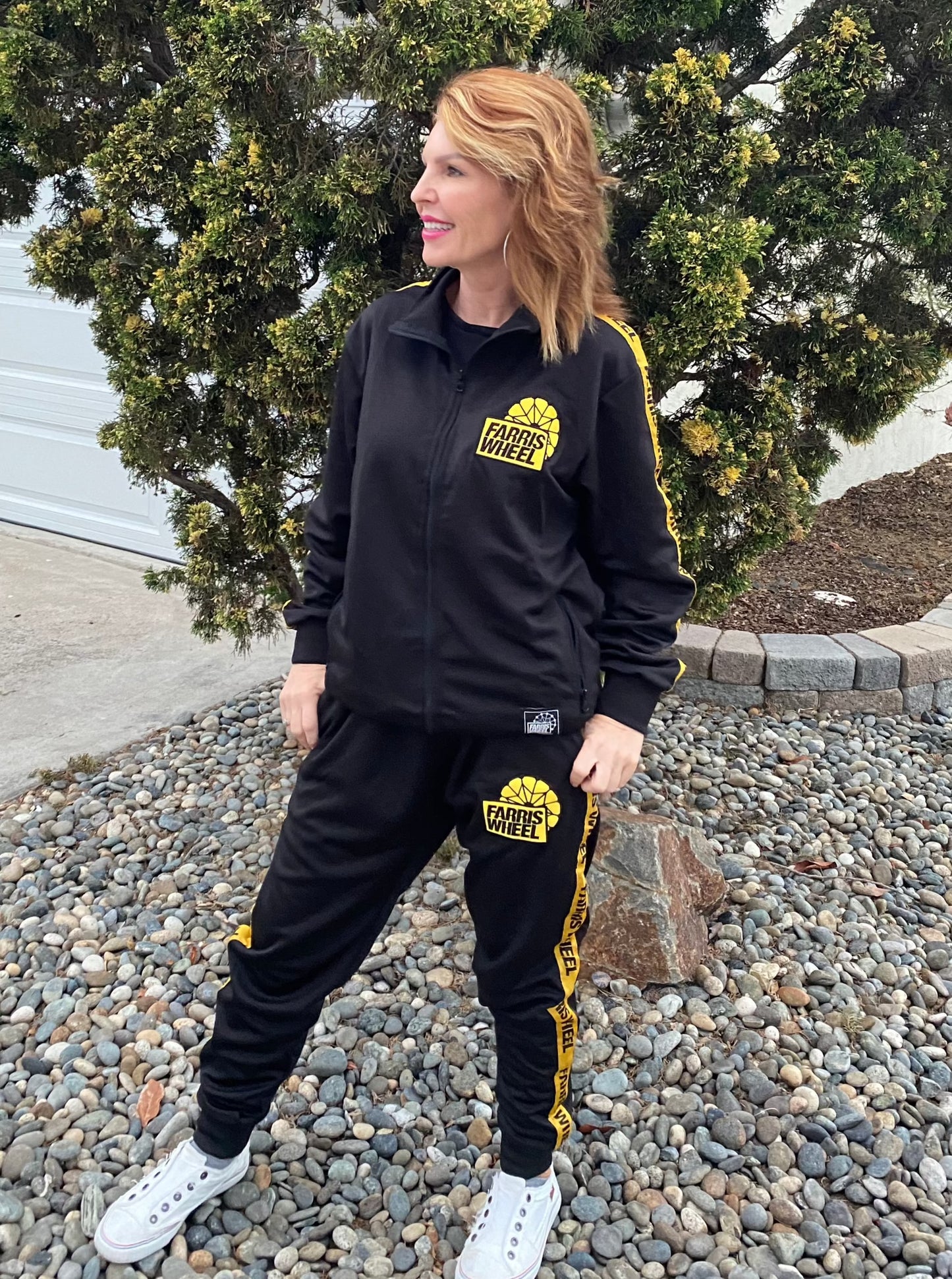 Farris Wheel Streetwear Unisex Black Tracksuit