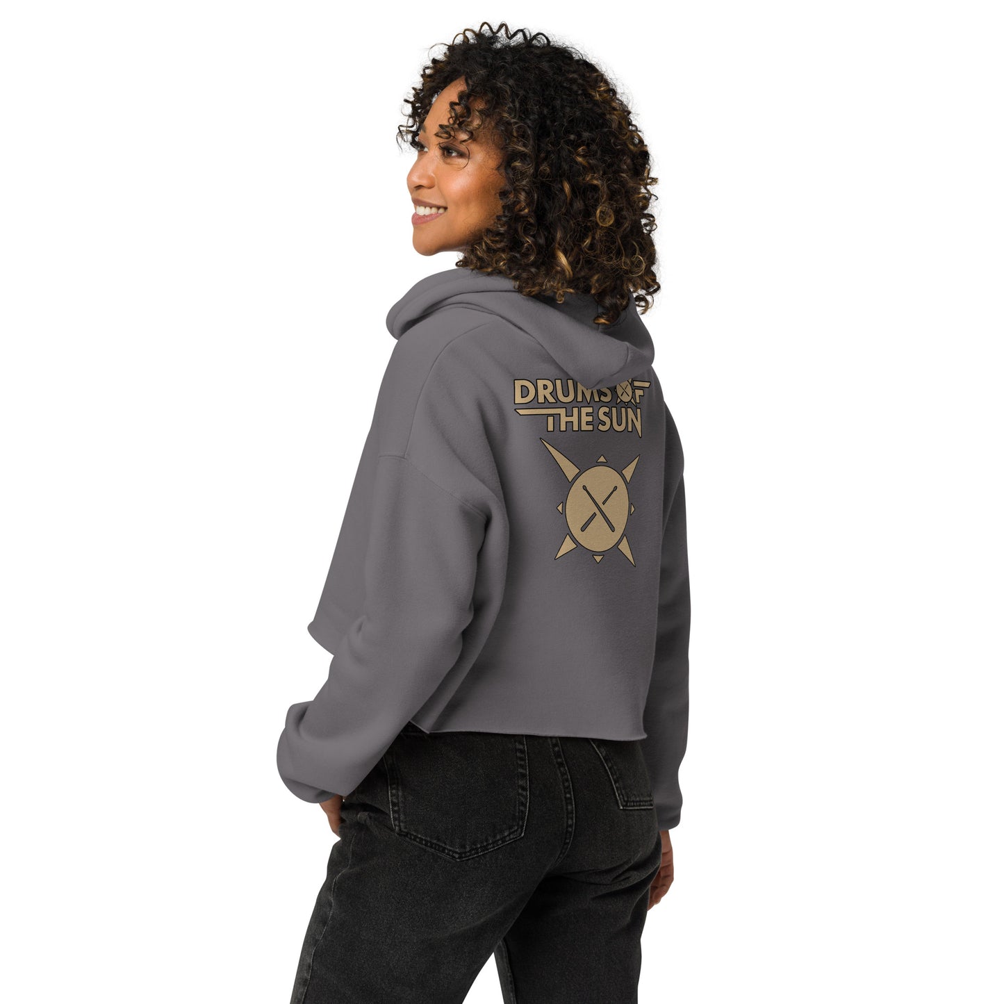 Drums of the Sun Soft Crop Hoodie