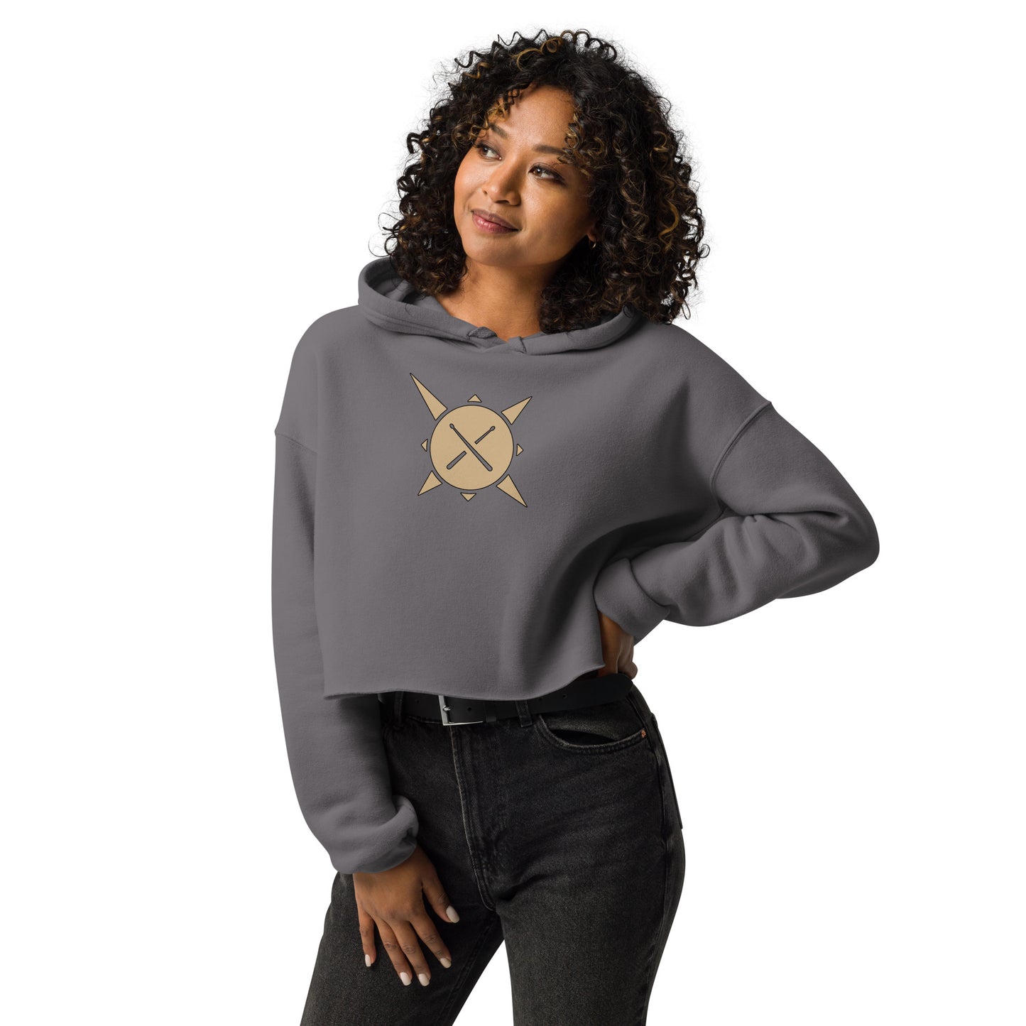 Drums of the Sun Soft Crop Hoodie