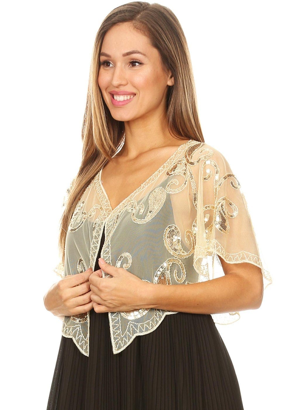 Deco Sequin Cover-Up Shawl