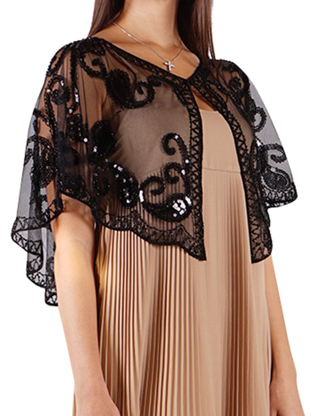 Deco Sequin Cover-Up Shawl