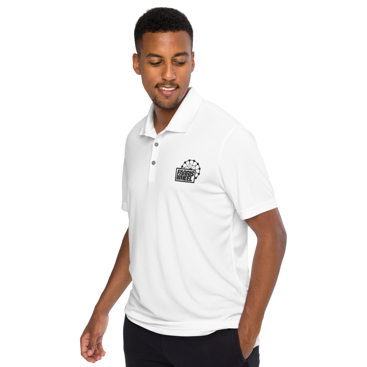 Farris Wheel Adidas Performance Polo Shirt - BeExtra! Apparel & More