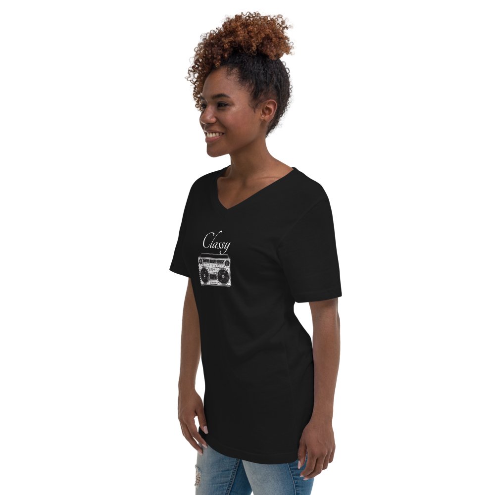 Be Extra! Classy Short Sleeve V-Neck T-Shirt - BeExtra! Apparel & More