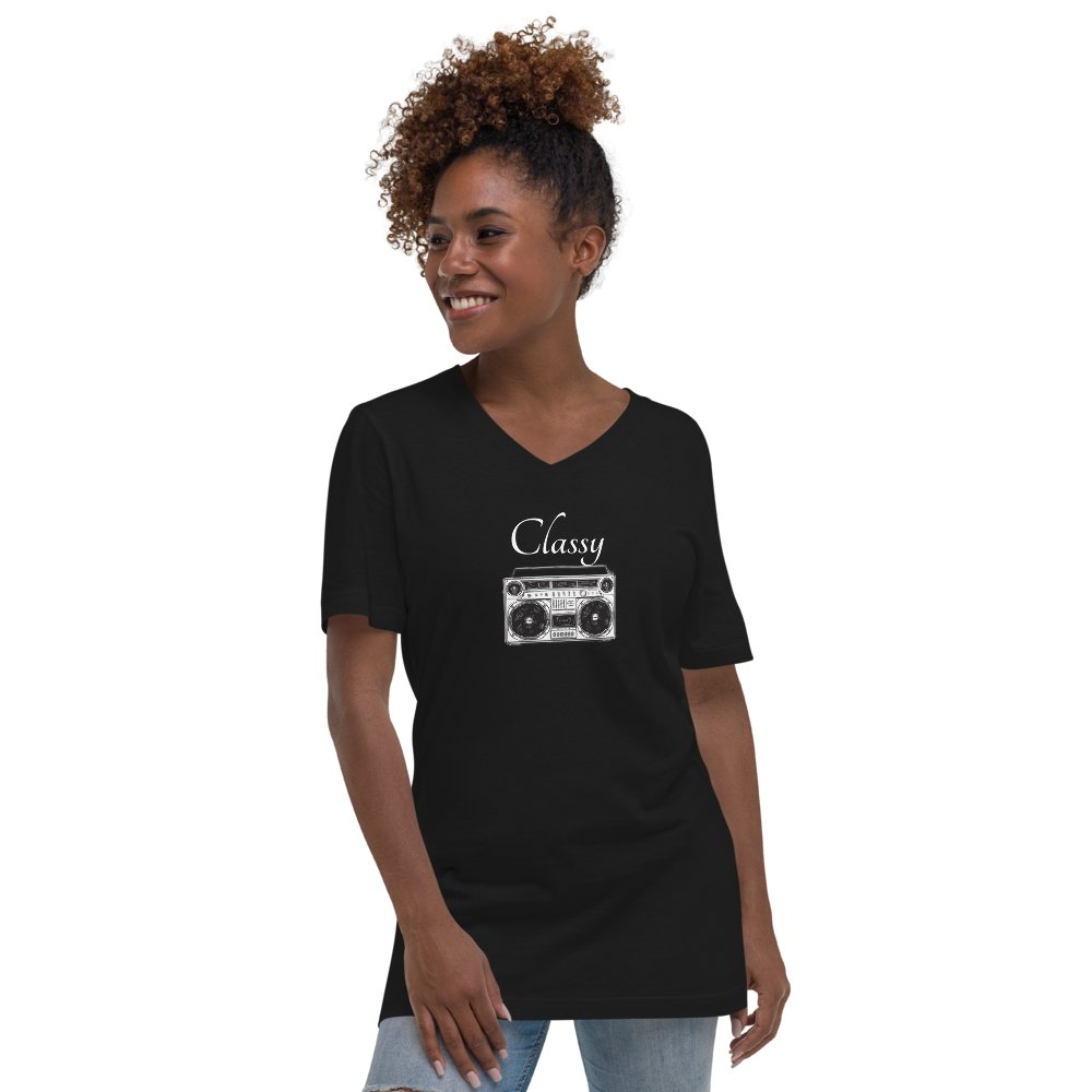 Be Extra! Classy Short Sleeve V-Neck T-Shirt - BeExtra! Apparel & More