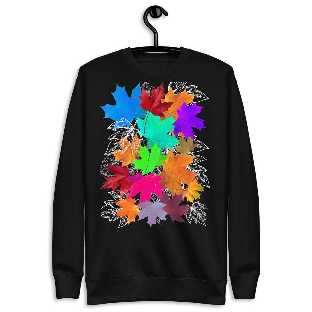 Be Extra Fall Leaves Unisex Fleece Pullover - BeExtra! Apparel & More