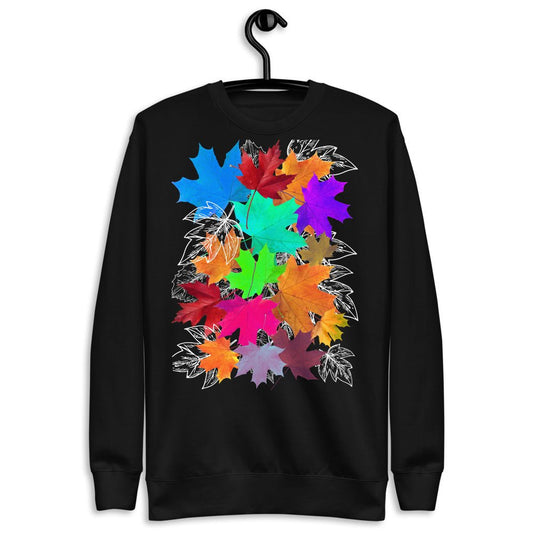Be Extra Fall Leaves Unisex Fleece Pullover - BeExtra! Apparel & More