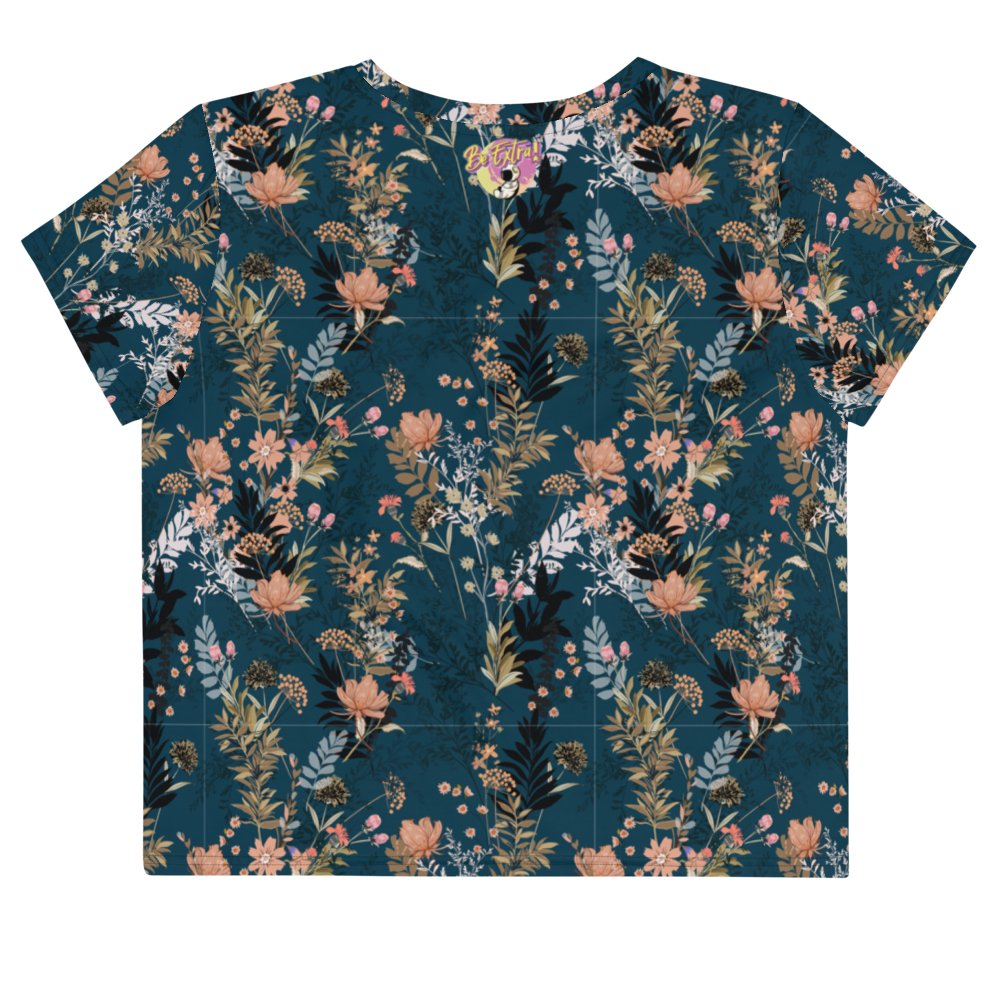 Be Extra! Floral Print Women's Crop Tee - BeExtra! Apparel & More