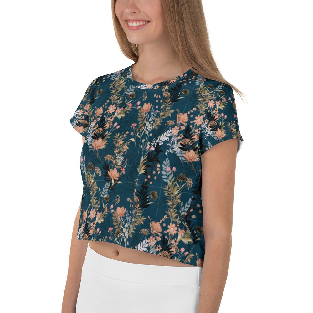 Be Extra! Floral Print Women's Crop Tee - BeExtra! Apparel & More