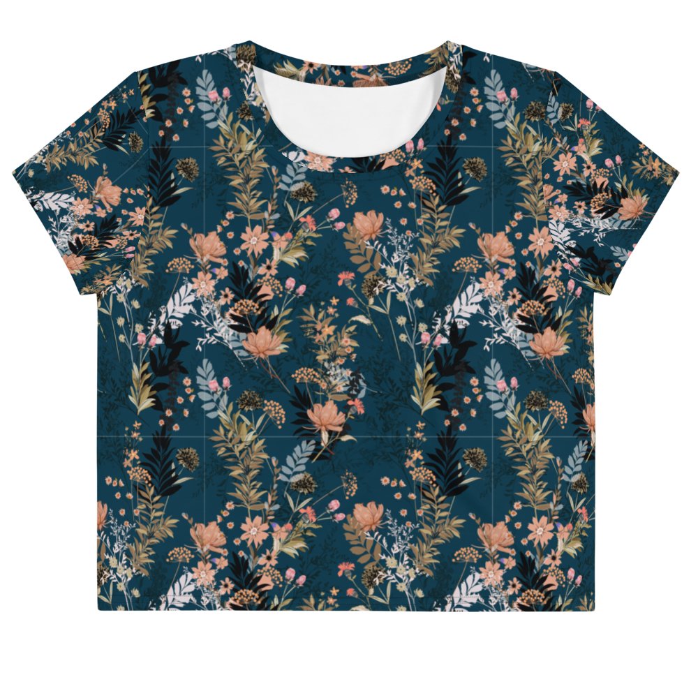Be Extra! Floral Print Women's Crop Tee - BeExtra! Apparel & More