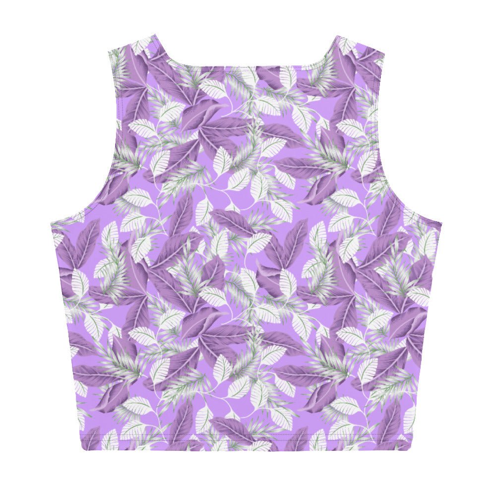 Be Extra! Floral Purple Crop Top - BeExtra! Apparel & More