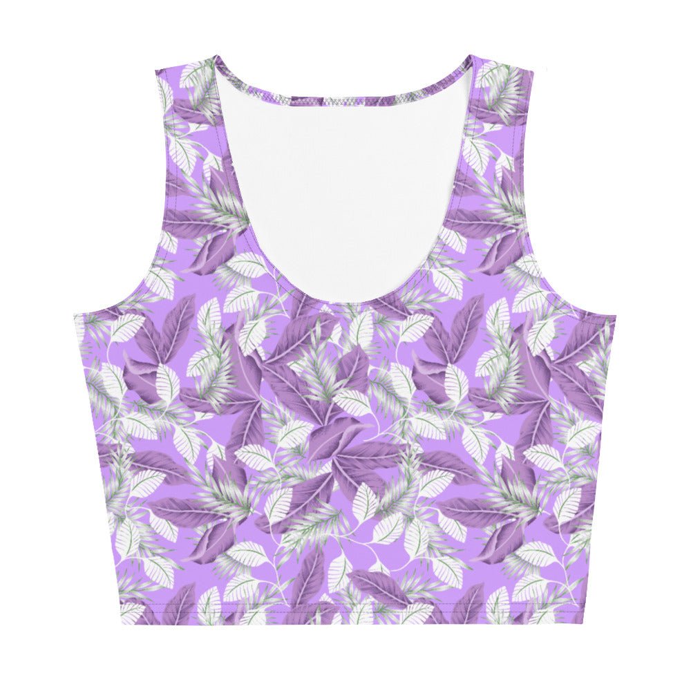 Be Extra! Floral Purple Crop Top - BeExtra! Apparel & More