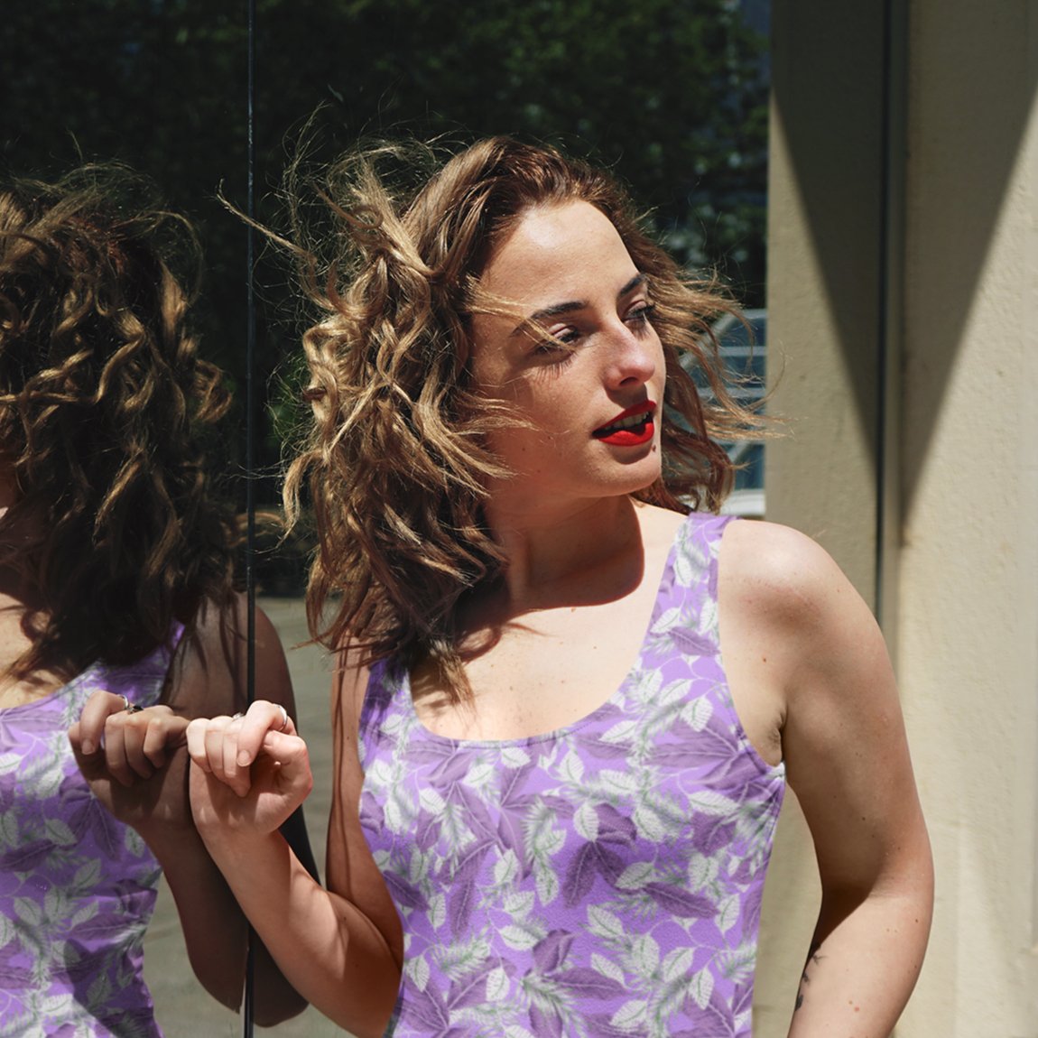 Be Extra! Floral Purple Crop Top - BeExtra! Apparel & More