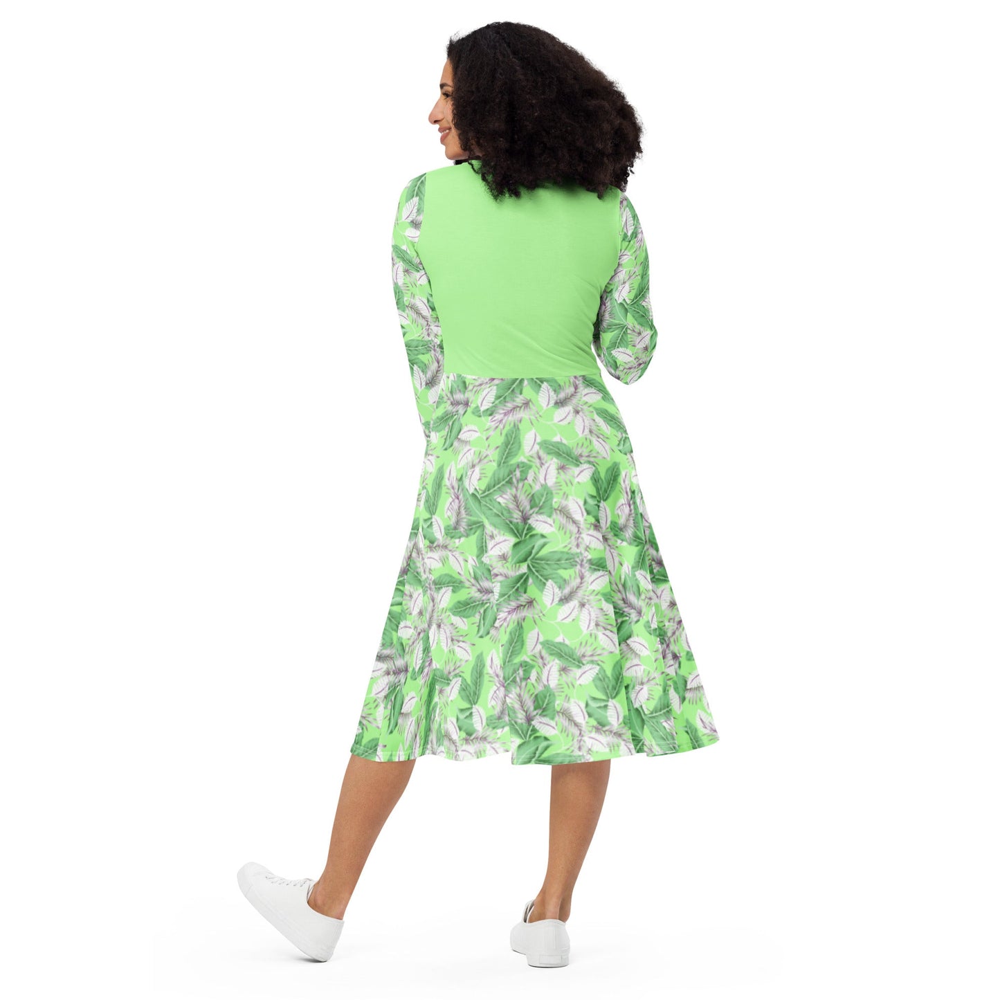 Be Extra! Fresh Spring Long Sleeve Midi Dress with Pockets - BeExtra! Apparel & More