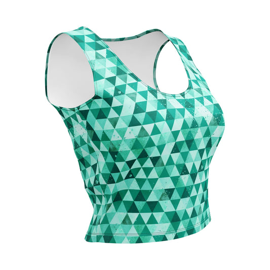 Be Extra! Green Angie Crop Top - BeExtra! Apparel & More