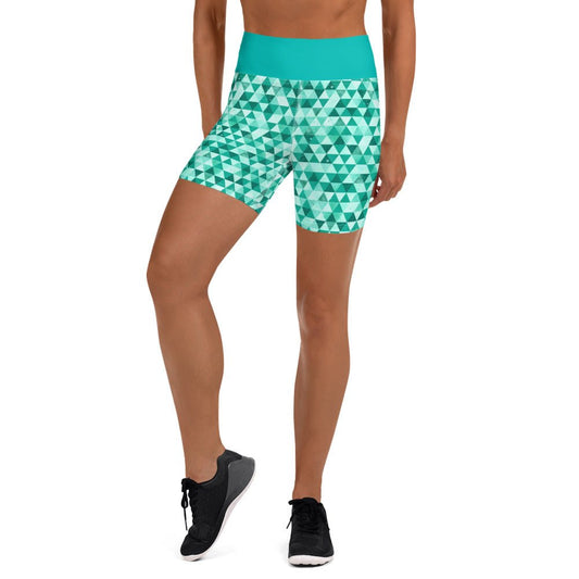 Be Extra! Green Angie Yoga Shorts - BeExtra! Apparel & More