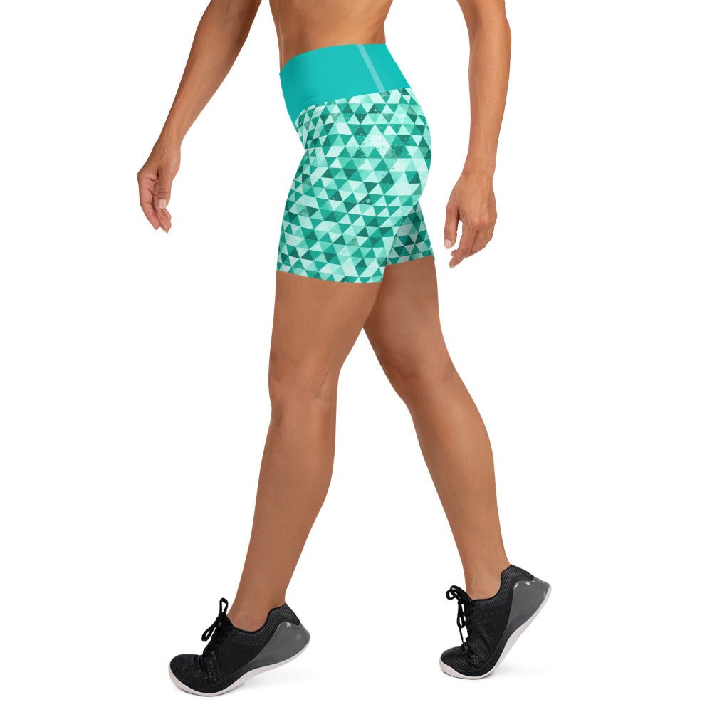 Be Extra! Green Angie Yoga Shorts - BeExtra! Apparel & More