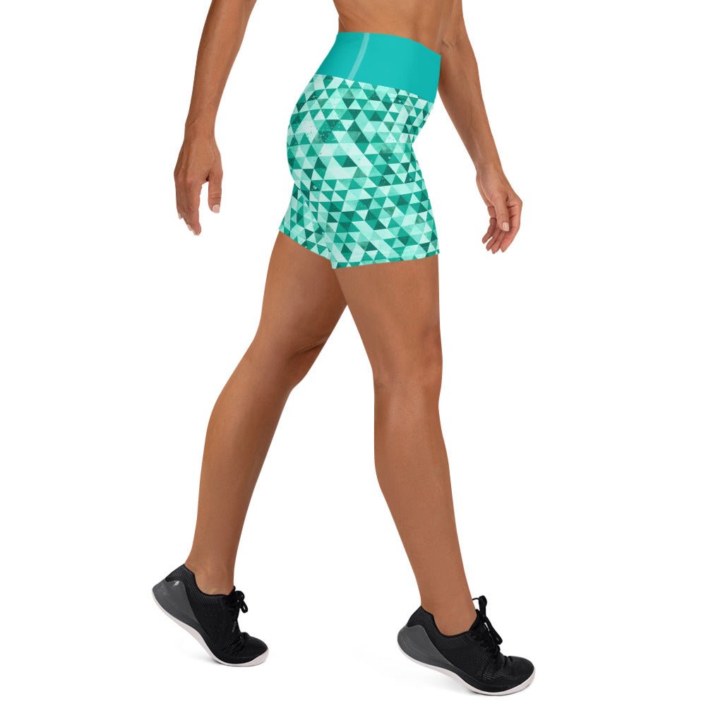 Be Extra! Green Angie Yoga Shorts - BeExtra! Apparel & More