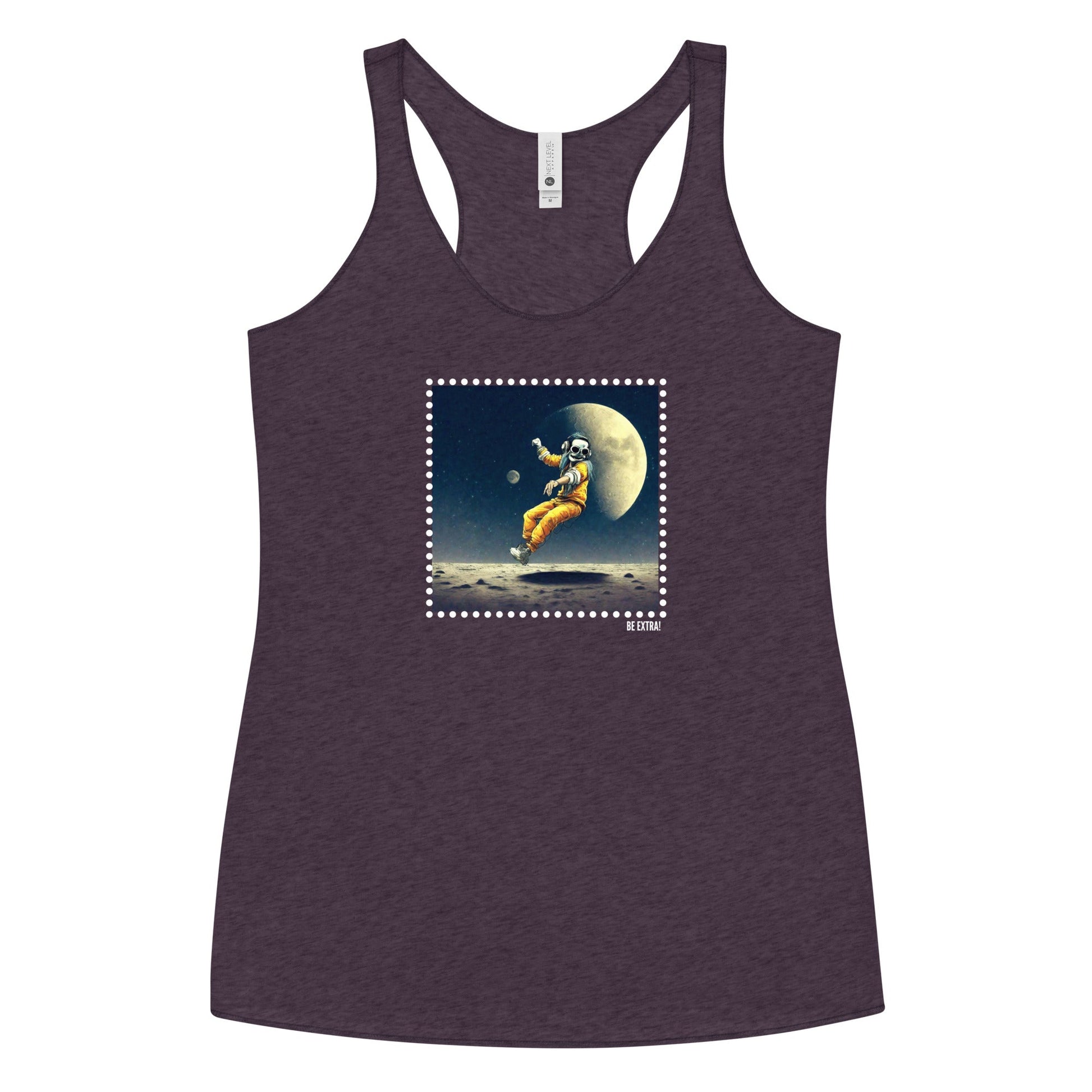 Be Extra! Moon Raver Women's Racerback Tank - BeExtra! Apparel & More