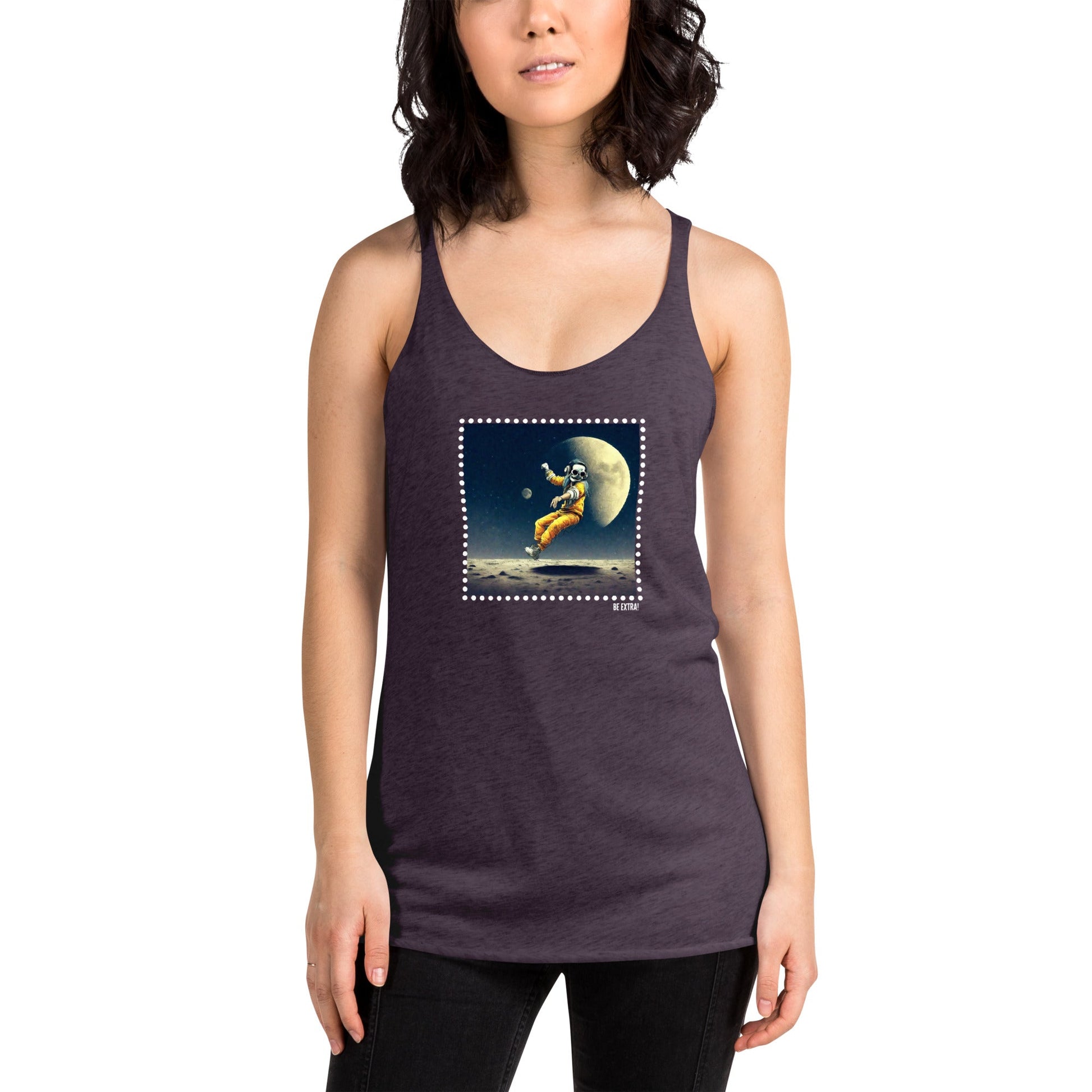 Be Extra! Moon Raver Women's Racerback Tank - BeExtra! Apparel & More