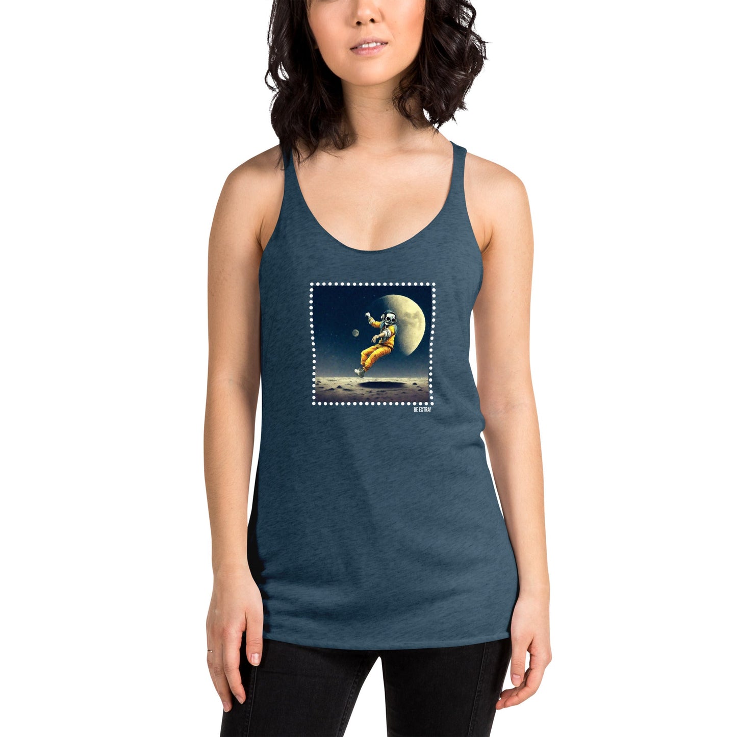 Be Extra! Moon Raver Women's Racerback Tank - BeExtra! Apparel & More