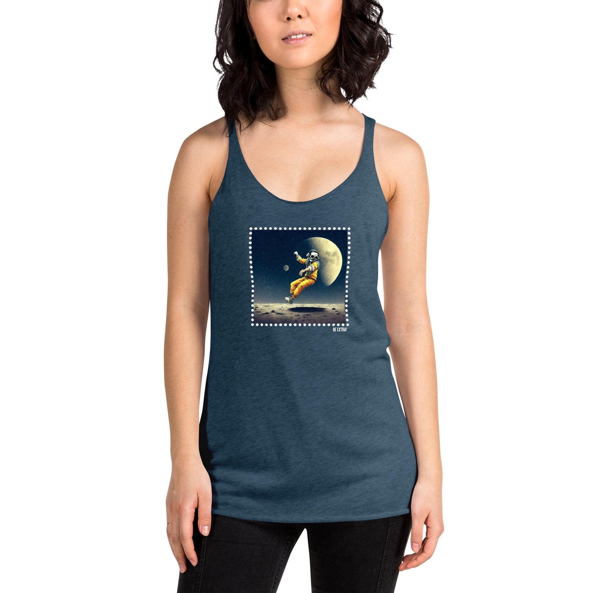 Be Extra! Moon Raver Women's Racerback Tank - BeExtra! Apparel & More