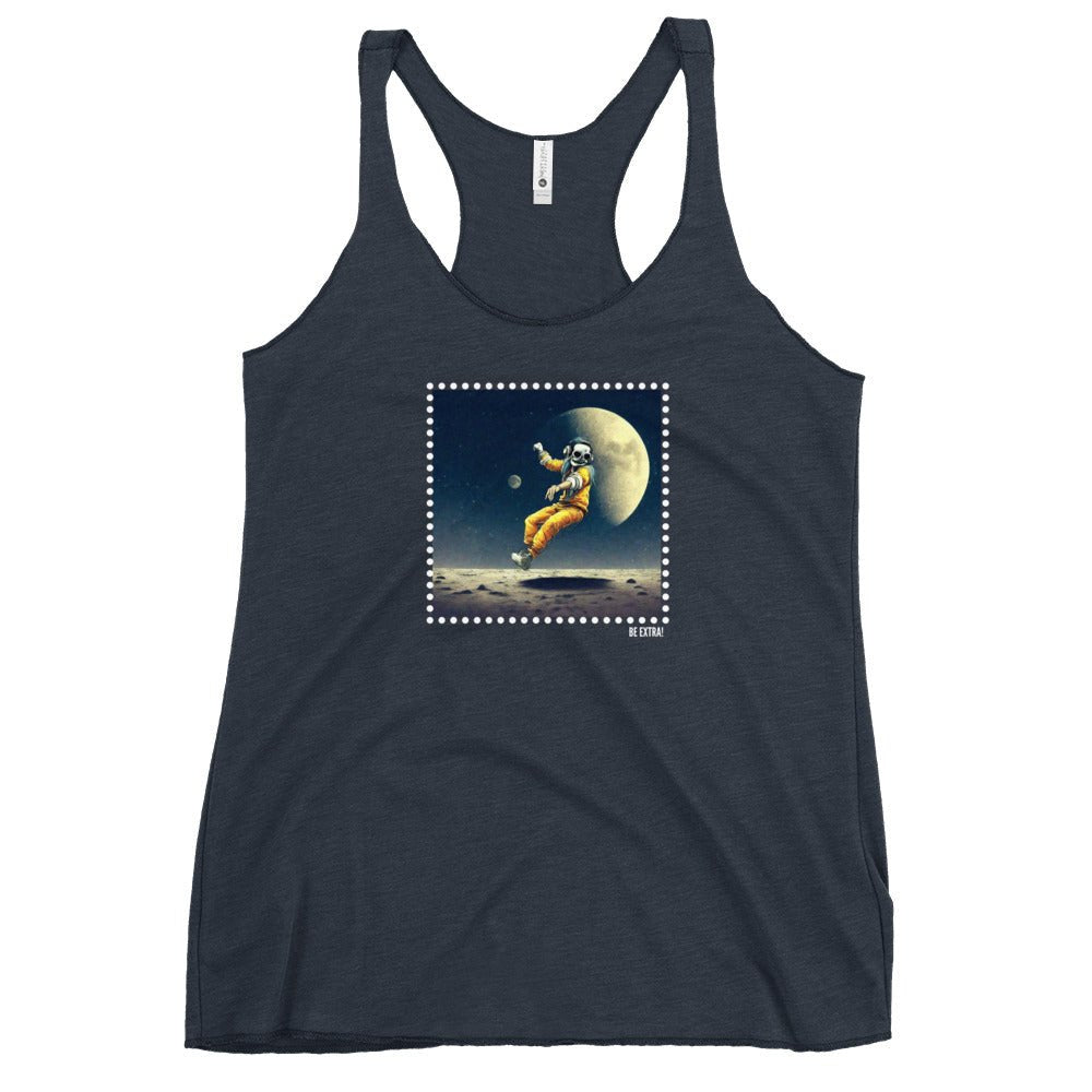 Be Extra! Moon Raver Women's Racerback Tank - BeExtra! Apparel & More