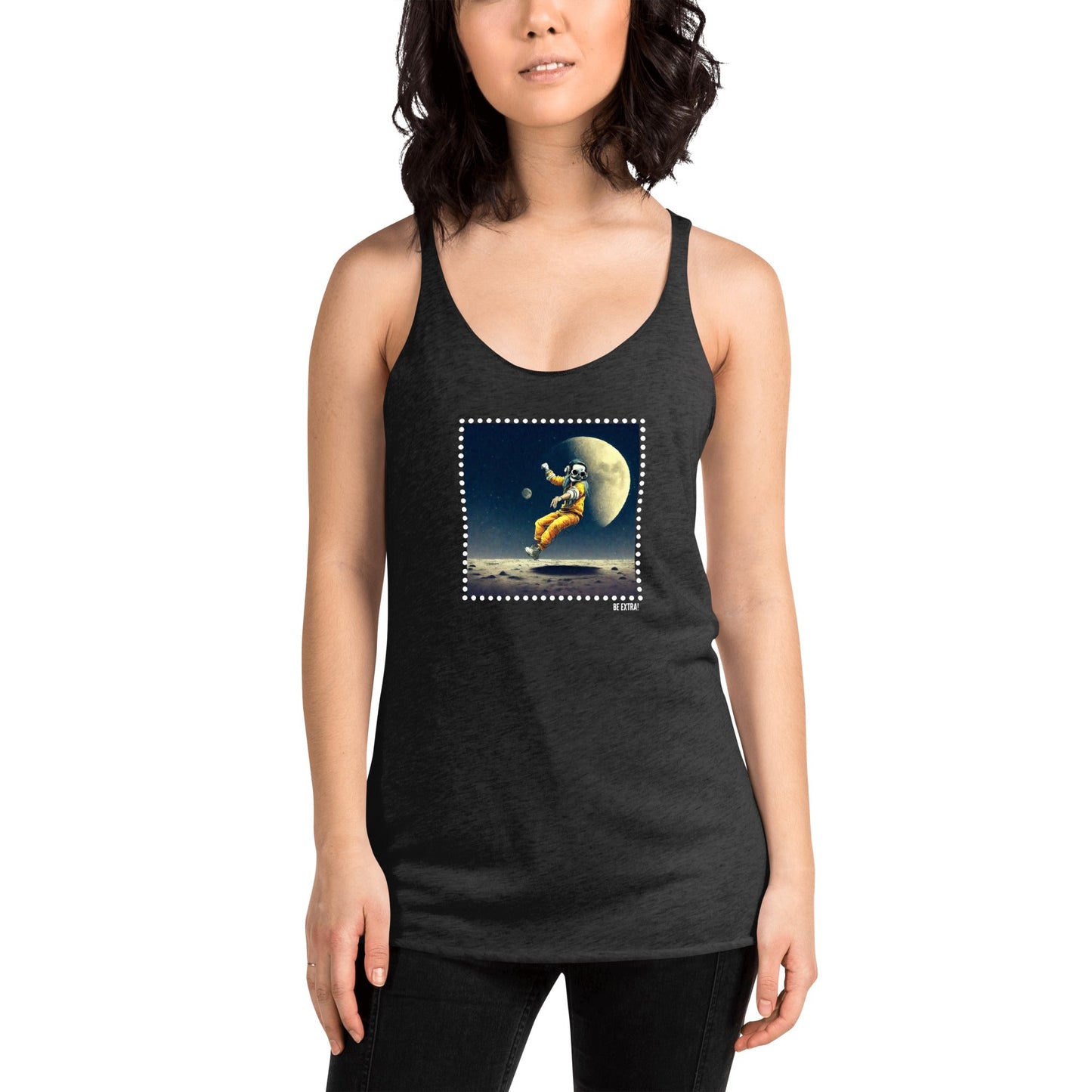 Be Extra! Moon Raver Women's Racerback Tank - BeExtra! Apparel & More