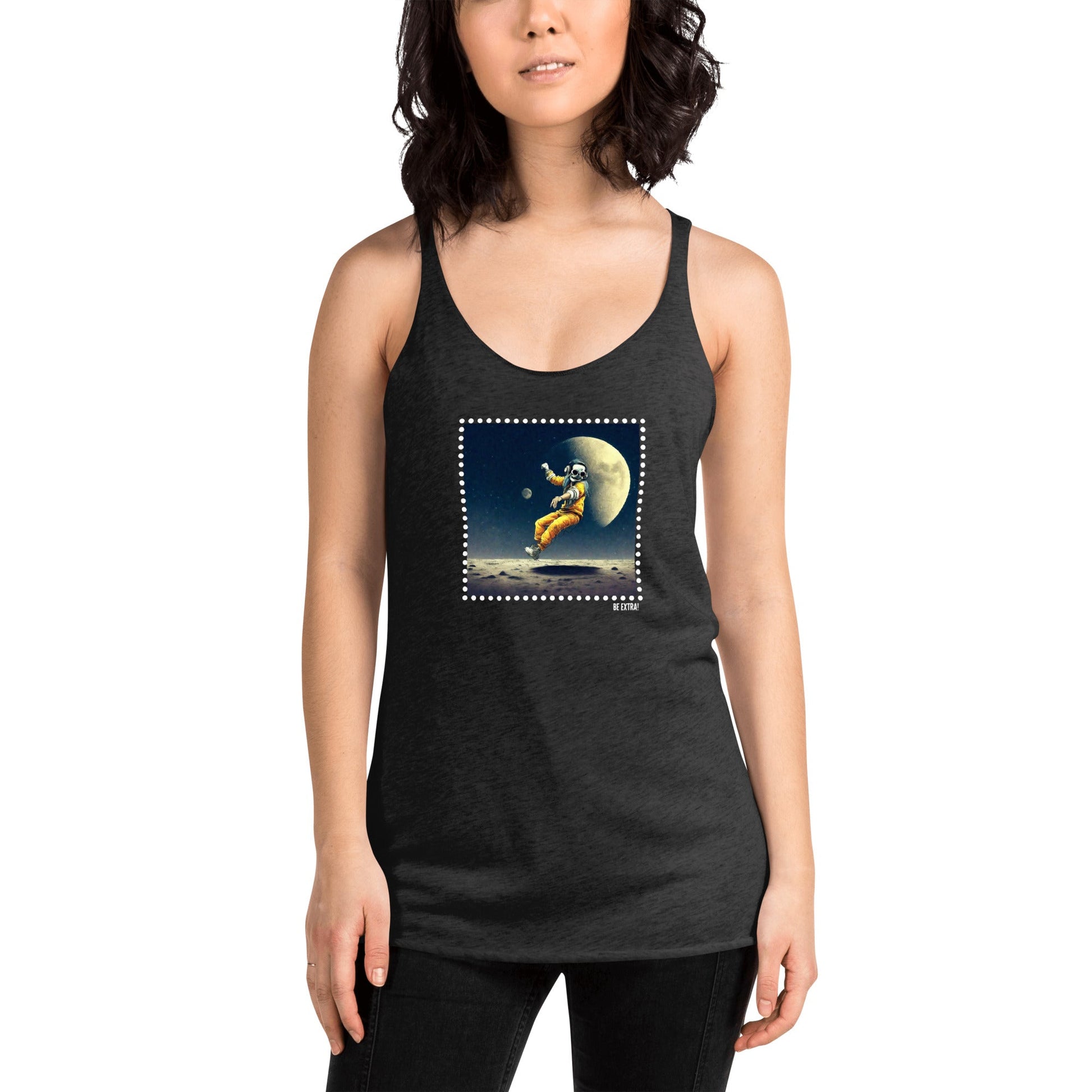 Be Extra! Moon Raver Women's Racerback Tank - BeExtra! Apparel & More