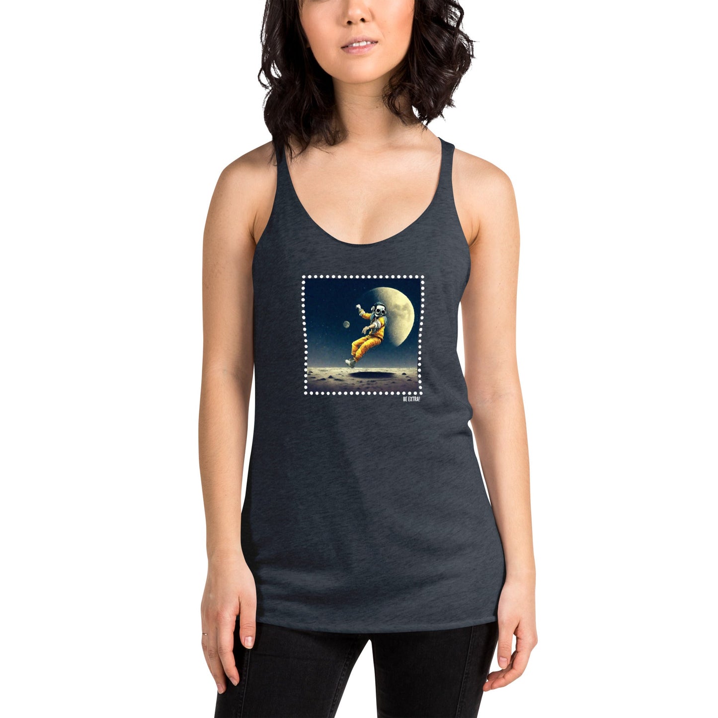 Be Extra! Moon Raver Women's Racerback Tank - BeExtra! Apparel & More