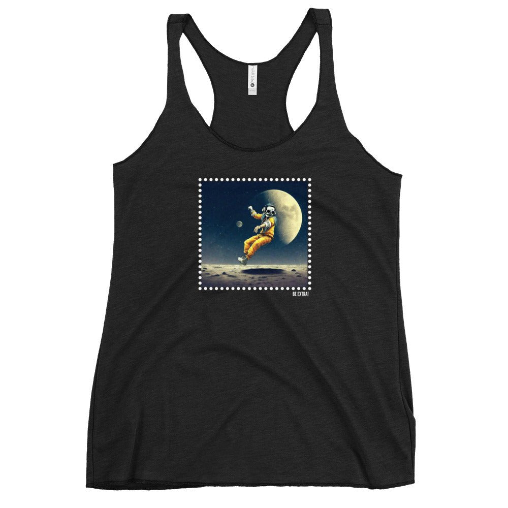 Be Extra! Moon Raver Women's Racerback Tank - BeExtra! Apparel & More