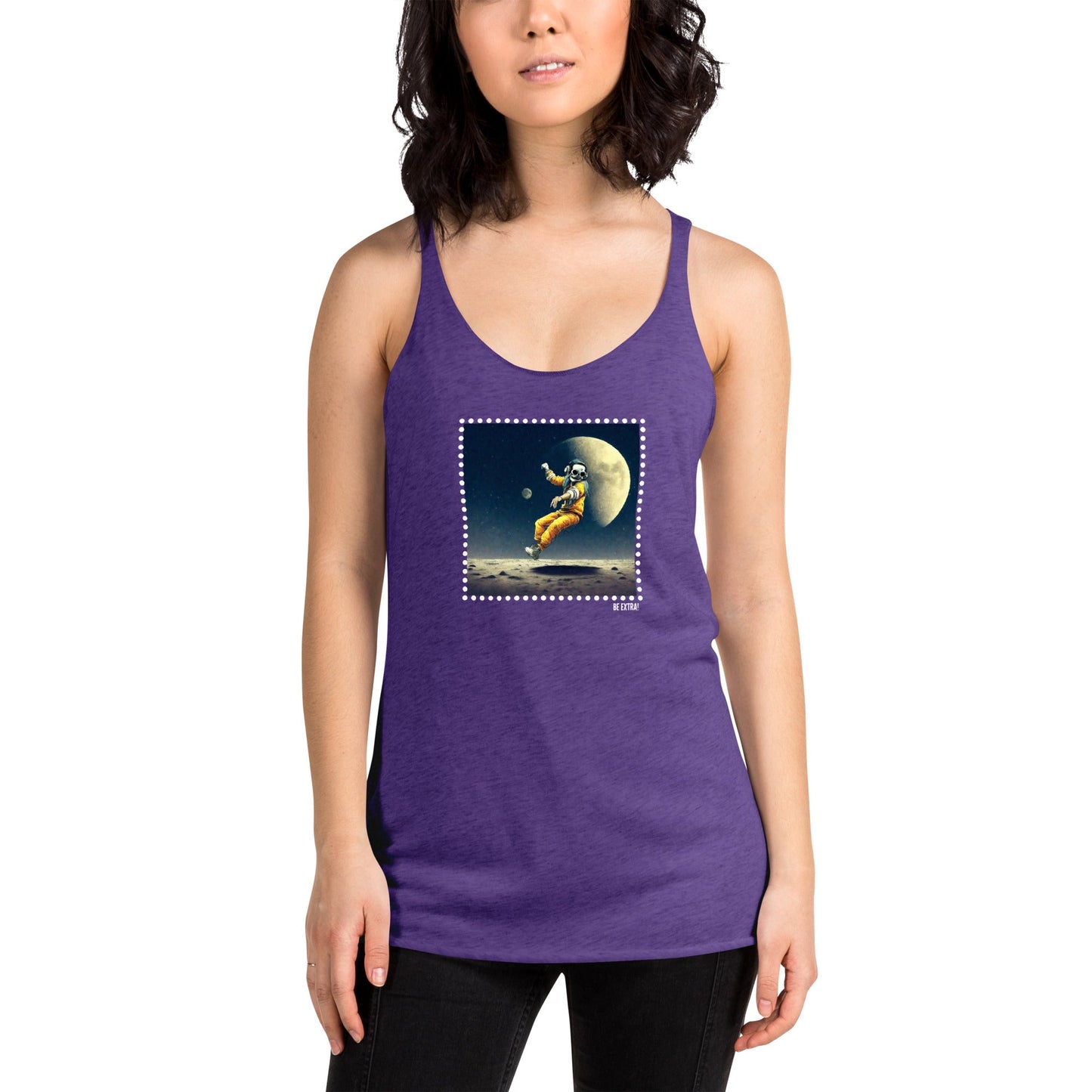 Be Extra! Moon Raver Women's Racerback Tank - BeExtra! Apparel & More
