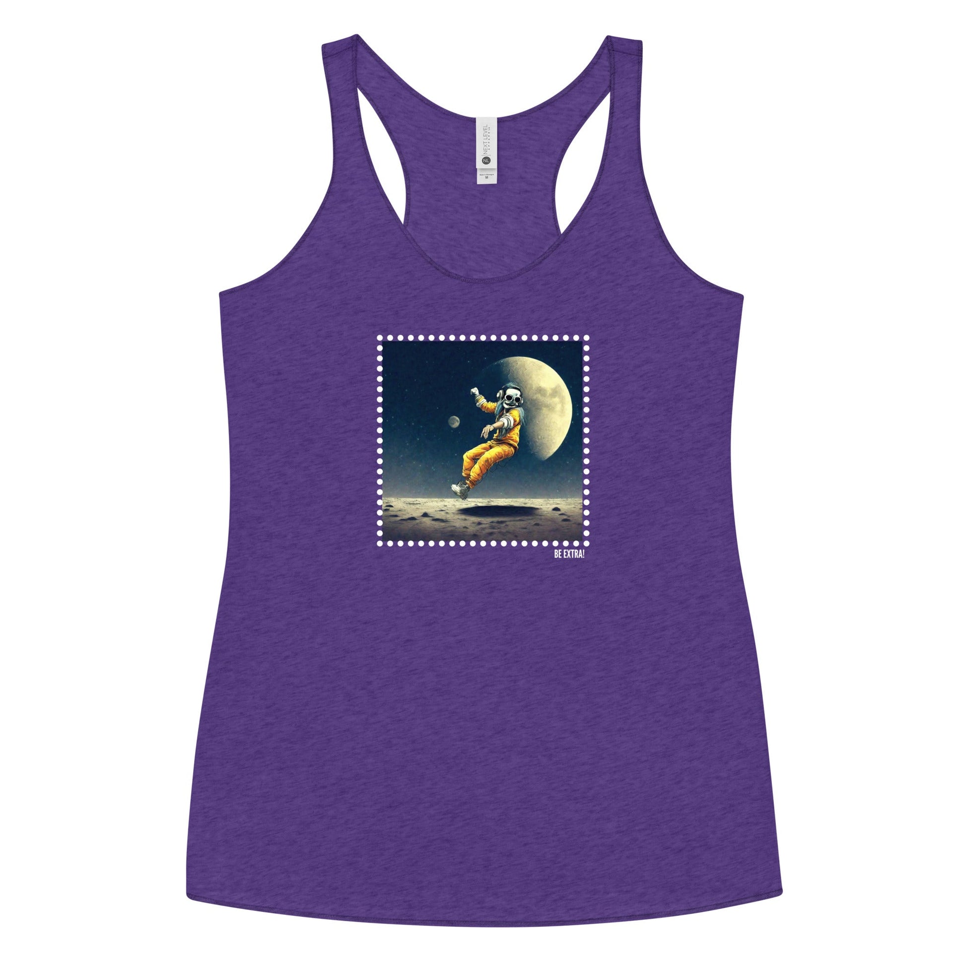Be Extra! Moon Raver Women's Racerback Tank - BeExtra! Apparel & More