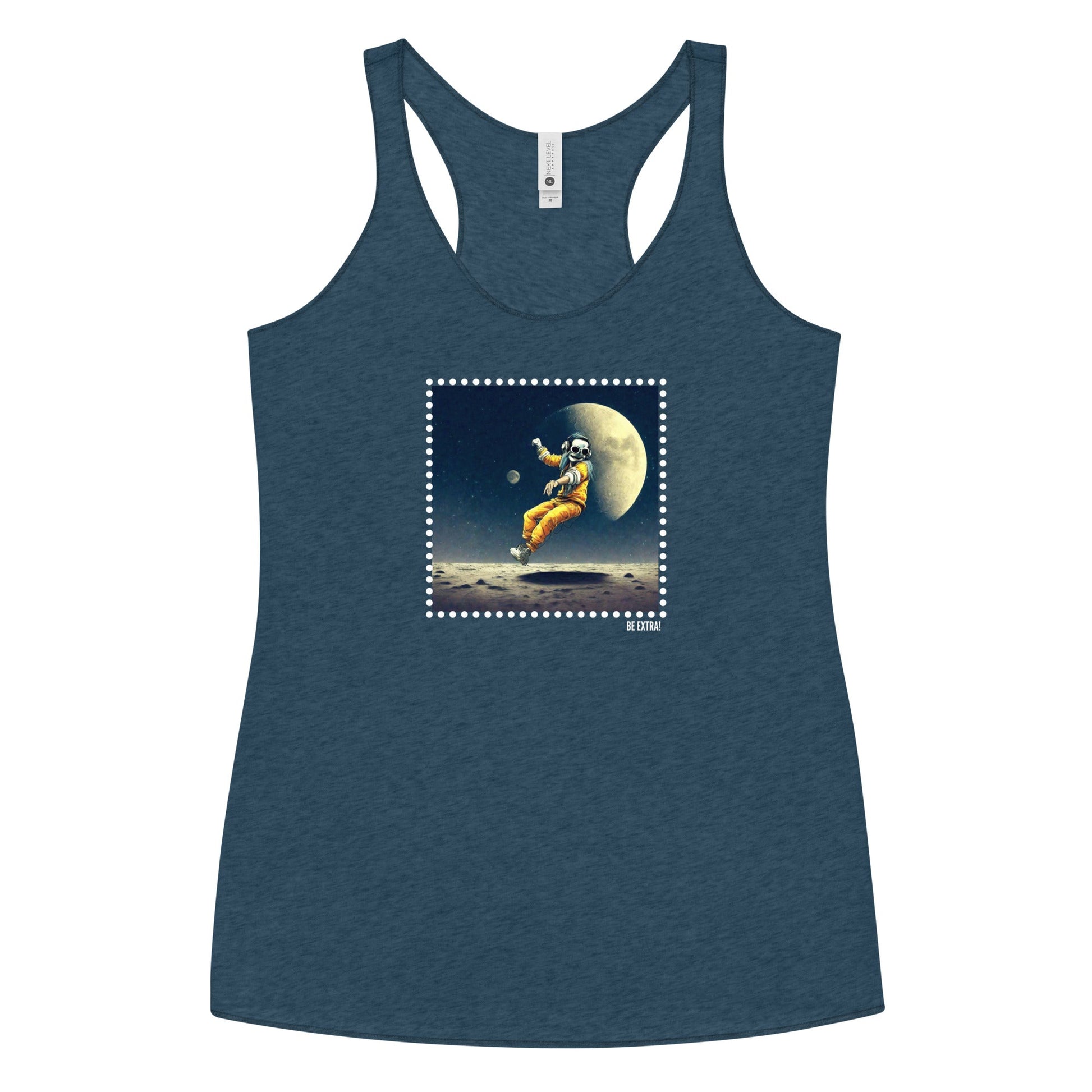 Be Extra! Moon Raver Women's Racerback Tank - BeExtra! Apparel & More
