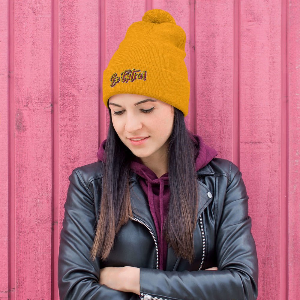 Be Extra Pom-Pom Beanie - BeExtra! Apparel & More