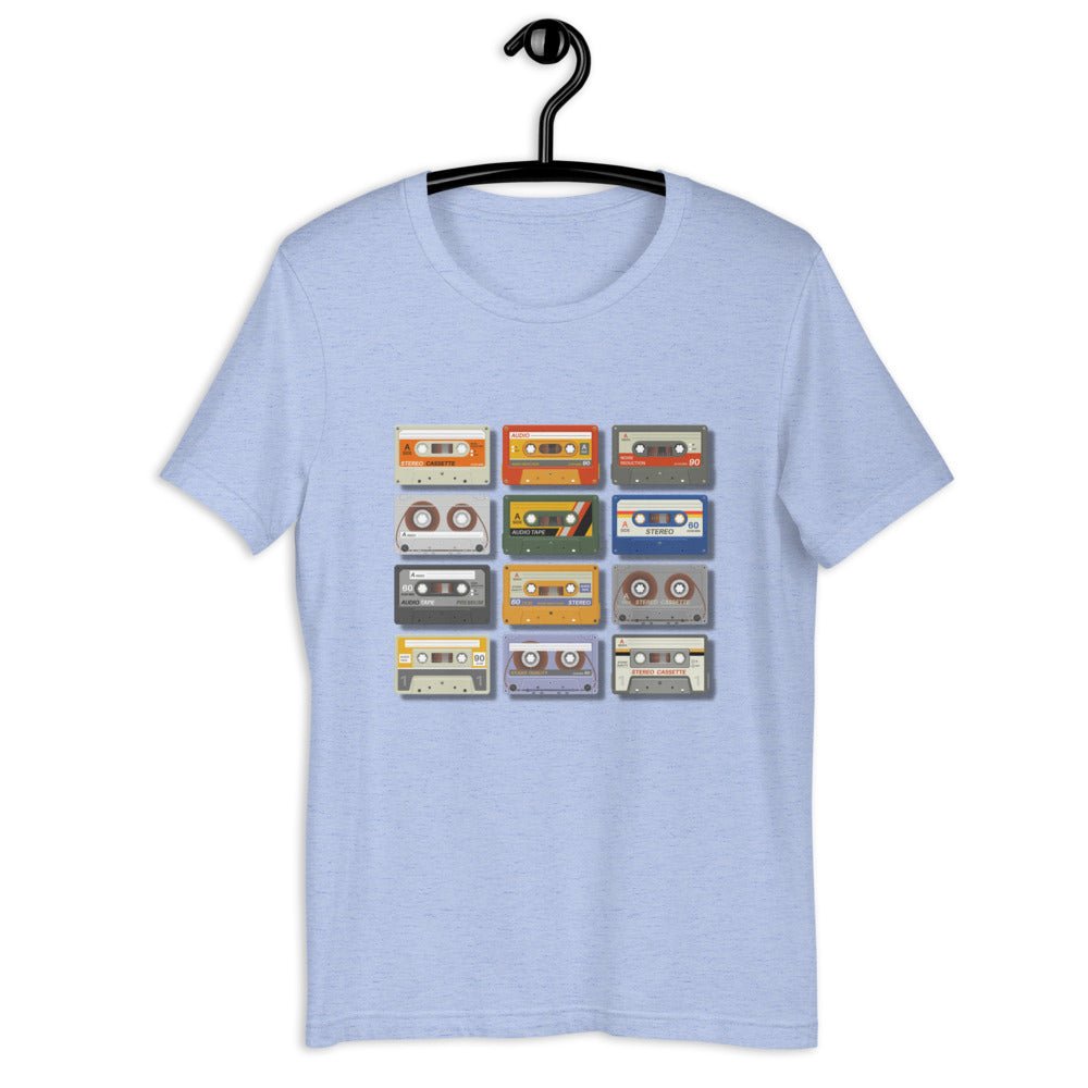 Be Extra! Retro Cassettes Unisex T-Shirt - BeExtra! Apparel & More
