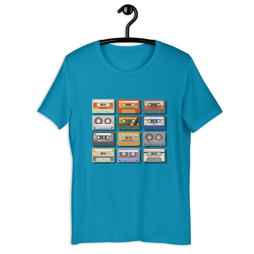 Be Extra! Retro Cassettes Unisex T-Shirt - BeExtra! Apparel & More