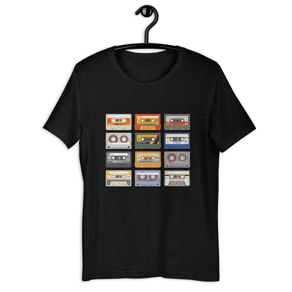 Be Extra! Retro Cassettes Unisex T-Shirt - BeExtra! Apparel & More