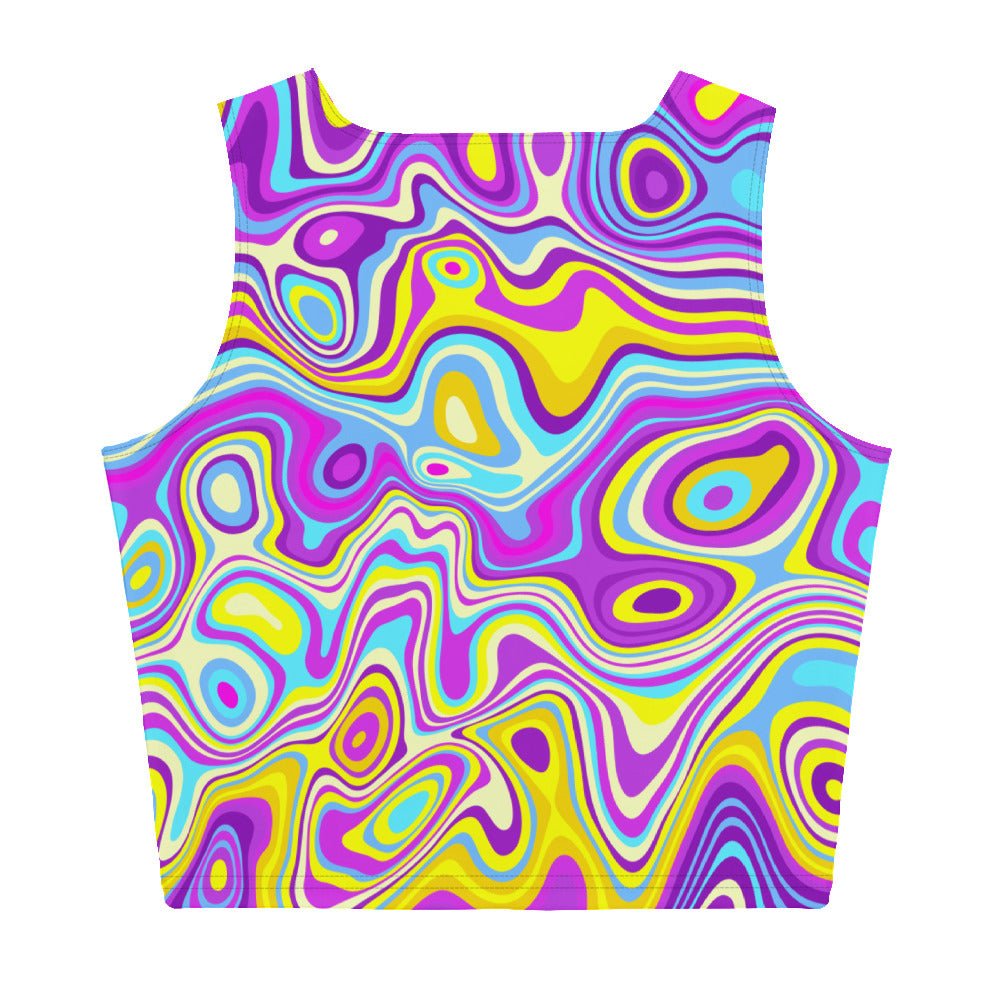 Be Extra! Trippy Glide Crop Top - BeExtra! Apparel & More